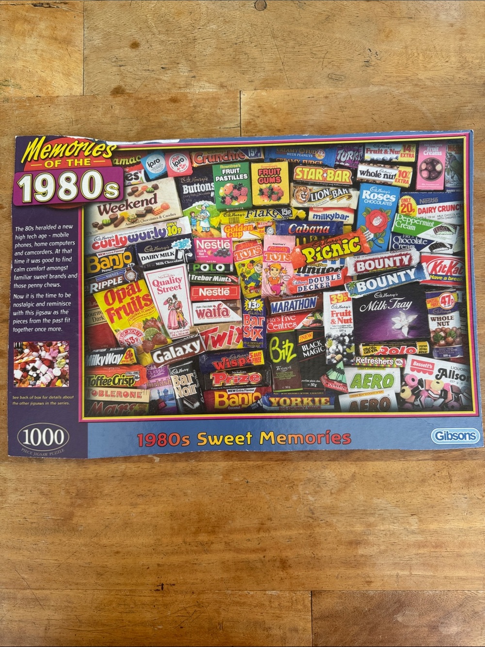 1980s Sweet Memories 1000 Pc Puzzle Gibsons  *Used W/out Box